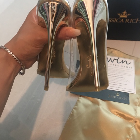JESSICA RICH CLEAR PUMPS - Picture 6 of 9